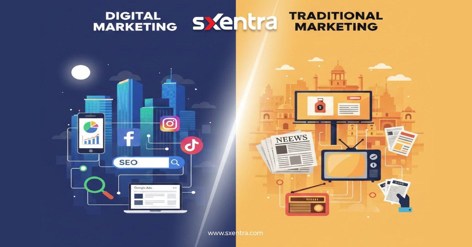digital marketing vs traditional marketing