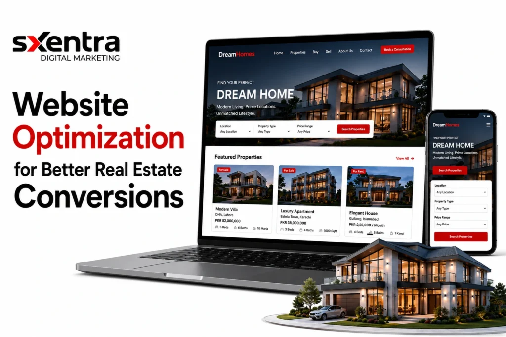 Website Optimization for Better Real Estate Conversions