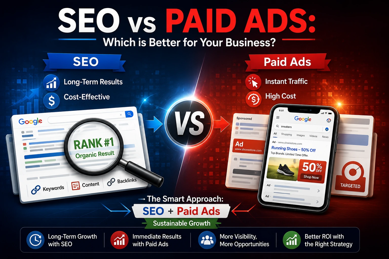 SEO vs Paid Ads